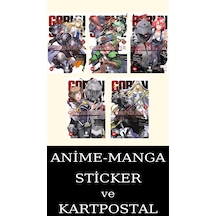Goblin Slayer 1-2-3-4-5 Manga Seti 5 Kitap / Anime-manga Sticker Ve Kartpostal