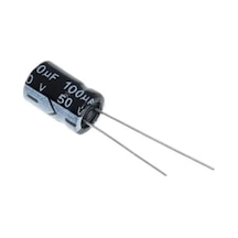 100uf 50v Elektrolitik Kondansatör 8x12mm 105c 10 Adet Pcs