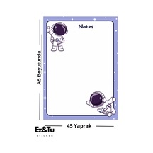 Uzay Ve Astronot A5 Defter 45 Yaprak Galaxy Collection Çok Renkli