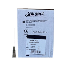- Enjektör İne Ucu 38mm Siyah 22g - 500 Adet