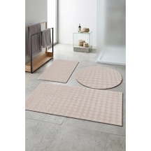 Buççin Online Mağaza Banyo Paspası Kaymaz Taban Peluş Bubble 50x50 Cm Polyester Çok Renkli