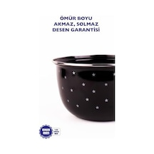 Star Emaye Yıldız Desenli Karıştırma Kabı 24cm - 4lt Ocakta-fırında Kullanılabilir