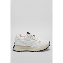 Lufian Sıa Kadın Sneaker Ayakkabı Beyaz Beyaz 122230016100500 Beyaz