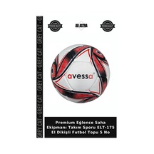 Premium Eğlence Saha Ekipmanı Takım Sporu Elt-175 El Dikişli Futbol Topu 5 No Çok Renkli