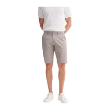 Cazador Slim Fit Bermuda Kısa Dar Paça Şort Gri