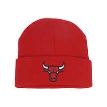 Atlantis Nba Chicago Bulls Katlamalı Bere Kırmızı Çok Renkli