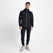 Ellesse Erkek Sweatshirt Fermuarlı Kapüşonlu Siyah