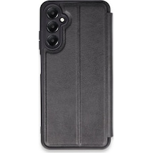 Samsung Uyumlu Galaxy S24 Fe Kılıf Flip Cover Siyah\