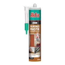Akfix As606 Silikonize Akrilik Mastik Kahve