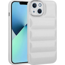Apple Uyumlu iPhone 14 Kamera Korumalı Parlak Airbag'li Zore Galya Kapak