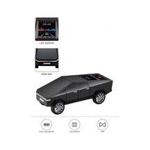 Just Cheap Store D68 Cyber Model Araba Tasarımlı Bluetooth Hoparlör 15w Güçlü Ses Rgb Led /tws/usb Siyah