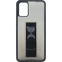 Nettech Samsung Galaxy A02s Uyumlu Microcase Mıknatıs Yüzüklü Arka Koruma Kılıf - Turkuaz Turkuaz