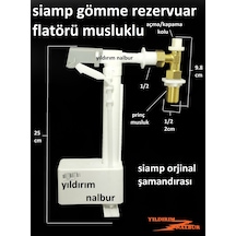 Siamp Gömme Rezervuar Flatörü Musluklu Şamandırası İç Takım Muslu