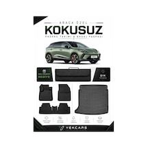 Mg 4 Comfort 2026 Model Aracınıza Özel 4d Karbonlu Kauçuk Paspas Takımı Ve Bagaj Havuzu