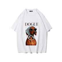 Brz Collectıon Brz Collection Unisex Oversize Dogue T-shirt Beyaz