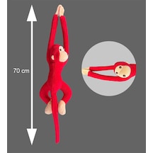 Elleri Yapışan Oyun Ve Uyku Arkadaşı 70 Cm Peluş Maymun Oyuncak - Hediyelik - Aksesuar Ve Süs - Oyun Ve Uyku Arkadaşı 001