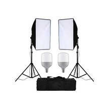50x70cm Softbox Çiftli Led Işıklı