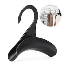 Microcase Sert Abs Plastik Portatif Mini Dolap İçi Çanta Askısı 1 Adet - Al5016 Siyah