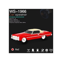 Cadillac Eldorado Nostaljik Araba Şeklinde Bluetooth Speaker Şarjlı Kablosuz Hoparlör