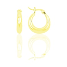 Gümüş 16 Mm Halka Küpe N11.32876