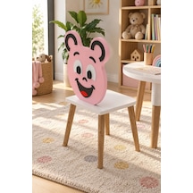 Sulorahome Pembe Happy Face Figürlü Çocuk Sandalyesi