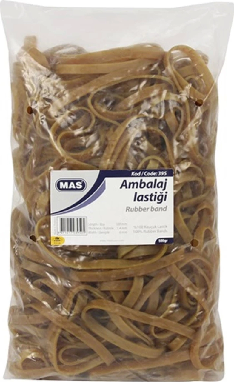 Geniş Ambalaj Lastiği 500gr Kauçuk