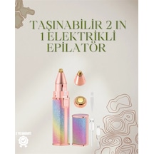 Mini Elektrikli Epilatör Cihazı - Usb Şarjlı, Acısız Yüz Ve Kaş Bakım Aleti