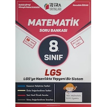 Tetra Yayınları 8. Sınıf LGS Matematik Soru Bankası