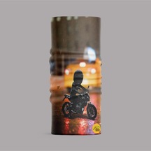 Buffalo Motorsiklet Motorcu Çok Amaçlı Bandana Siyah