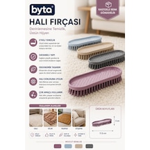 Halı Temizlik Fırçası Ergonomik El Tipi Çok Amaçlı Halı, Kilim, Koltuk Ve Döşeme Temizlik Fırçası 1 Adet Karışık Renk Gönderilir