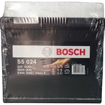0092s50240 - S5 55 Ah Yüksek Dar Ters - 460m. Akım A En / 55ah - Bosch