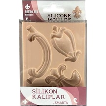 Silikon Kalıp-retro Set Beyaz