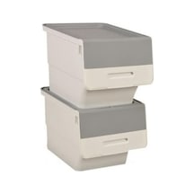 Motek Beyaz Tekerlekli Organizer Çok Amaçlı Saklama Kutusu 2x33 Lt