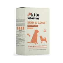 Kito Skin &amp Coat Köpekler İçin Tüy Sağlığını Tamamlayıcı Multivitamin