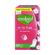 Molped Light Günlük Ped Üçüz Normal 60 Adet 8'li Avantaj Paketi - 8 Adet Tarı