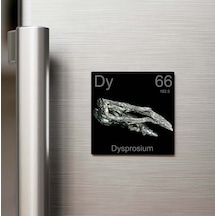 Dysprosium Disprozyum Elementi Buzdolap Magneti 9x9 Cm