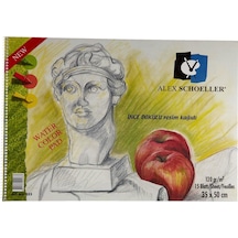 Alex Schoeller Resim Defteri Spiralli 15 Yp 35x50 120 Gr 833