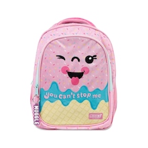 Muggle Okul Çantası Pink Ice Cream Pembe Mu-8652 Çok Renkli
