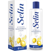 4 Adet Selin Kolonya Nemlendiricili Pet Şişe 400 Ml