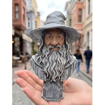 Eselya3d Gandalf Figür, Yüzüklerin Efendisi Gandalf Büst, Gri Gandalf Figür Hediye-15cm-fanart