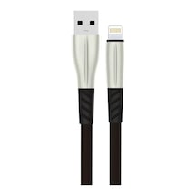 Znv Zenvia Mey İthalat S89 Metal Uçlu Lightning Kablo İphone Uyumlu 1m 2.4a - Siyah Znv2025 Cmn Belirtilmemiş