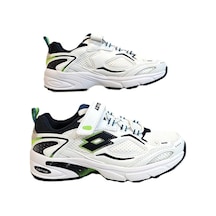 Lotto Norwel Beyaz Cırtlı Ortapedik Kaymaz Çocuk Spor Ayakkabı Beyaz