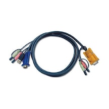 Aten 2L 5303U 3 Mt Usb Klavye Mouse Monitör Vga Kvm Switch Kablos