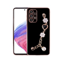 Zore Galaxy A33 5g Kılıf El Tutamaçlı Kamera Korumalı Nvth Taka Silikon Kapak - Siyah