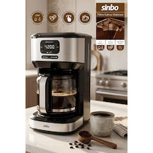 Scm-9042 Otomatik Zaman Ayarlı Xl 14 Fincan Filtre Kahve Makinesi Dijital Göstergeli