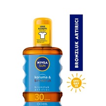 Nivea Spf 30 Bronzluk ve Koruyucu Güneş Yağı 200 ML