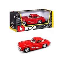 22023 Burago 1:24 Mersedes Benz 300sl 1954 Model Araba