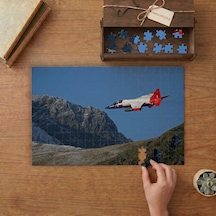 Dağların Arasında Savaş Gemisi Tasarımı 240 Parça Ahşap Puzzle Ahşap Kutuda Mpy20389