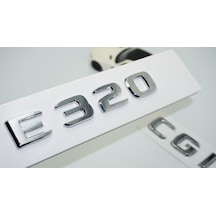 Dk Tuning E320 Cgi Bagaj Krom Abs 3m 3d Yazı Logo Benz İle Uyumlu