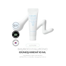 Mini Boy Bambu Özü Ve Bitkisel Hyalüronik Asit Nemlendirici Güneş Kremi Luvum Bamboo Sun 10 Ml